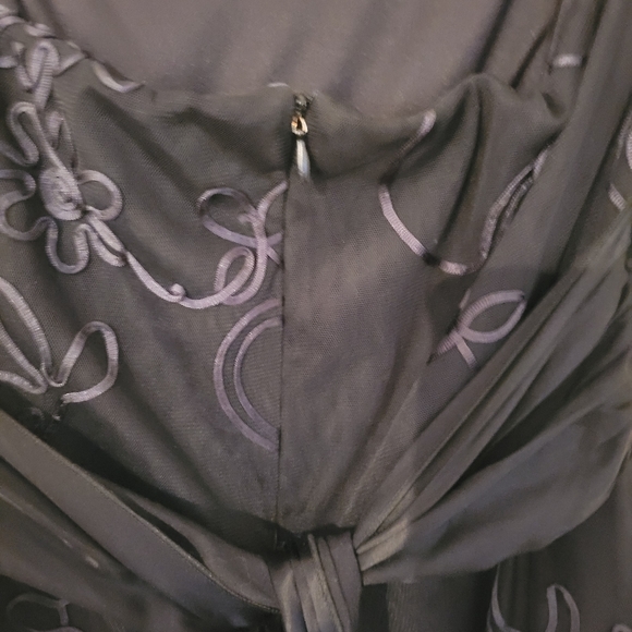 Beautiful Detail Midi Black Dress worn twice - Picture 5 of 6